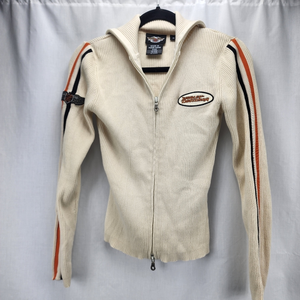 Harley-Davidson Full Zip Up Sweater Size XS